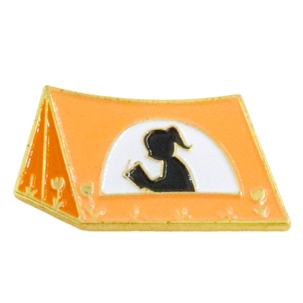 Outdoor Adventure Girls - Insignia reflectante de lectura de tienda