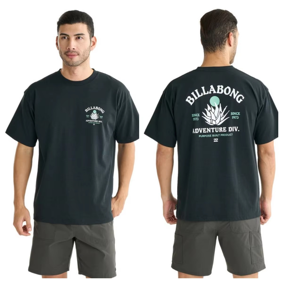 Outdoor Adventure Brand - Camiseta de algodón con gráfico de