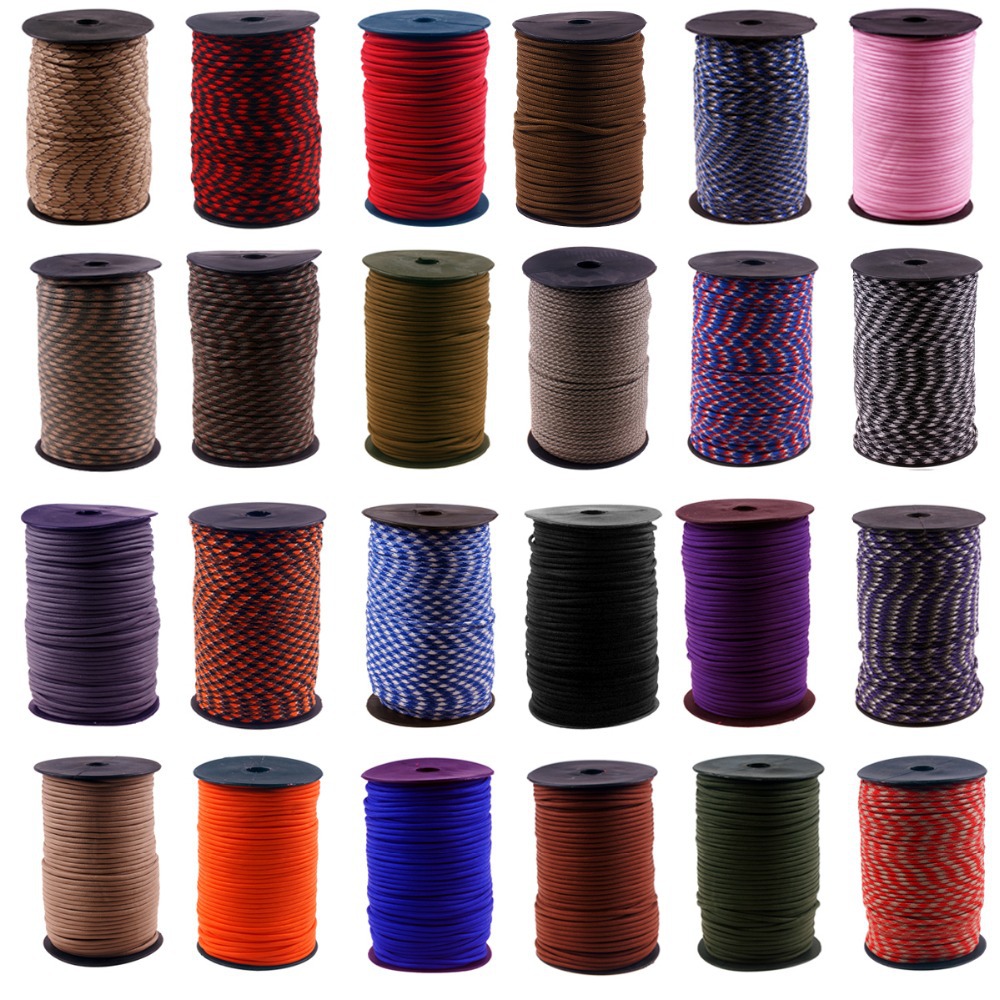 Paracord 550 Feet - Cuerda de paracaídas de Paracord Mil