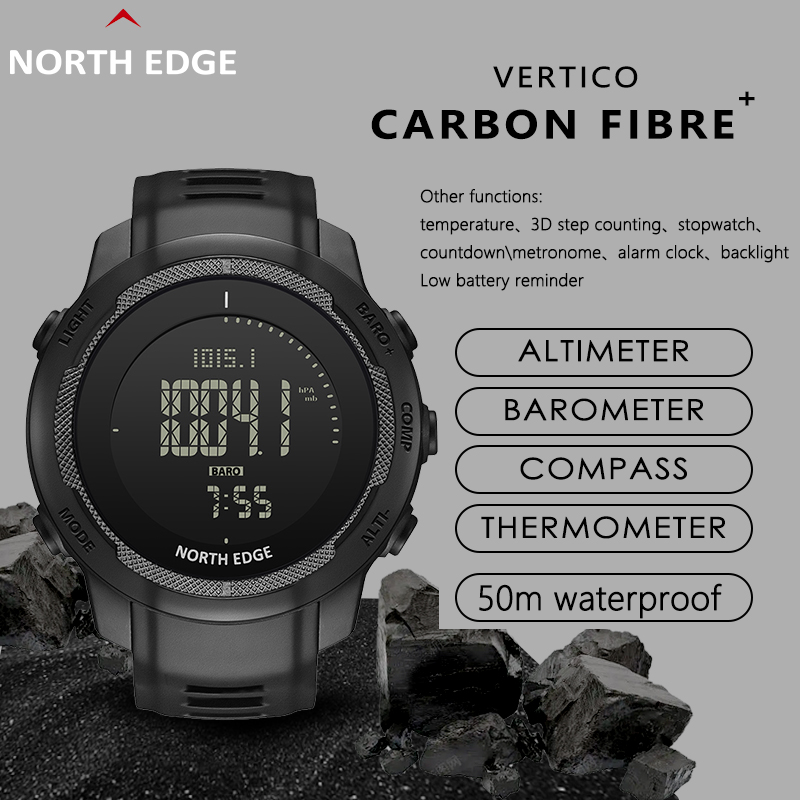 Outdoor Adventure Brand - Reloj Deportivo para Exteriores NORTH EDGE