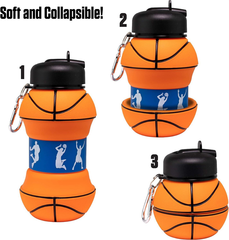 Outdoor Adventure Kids - Botella de agua plegable, tazas para