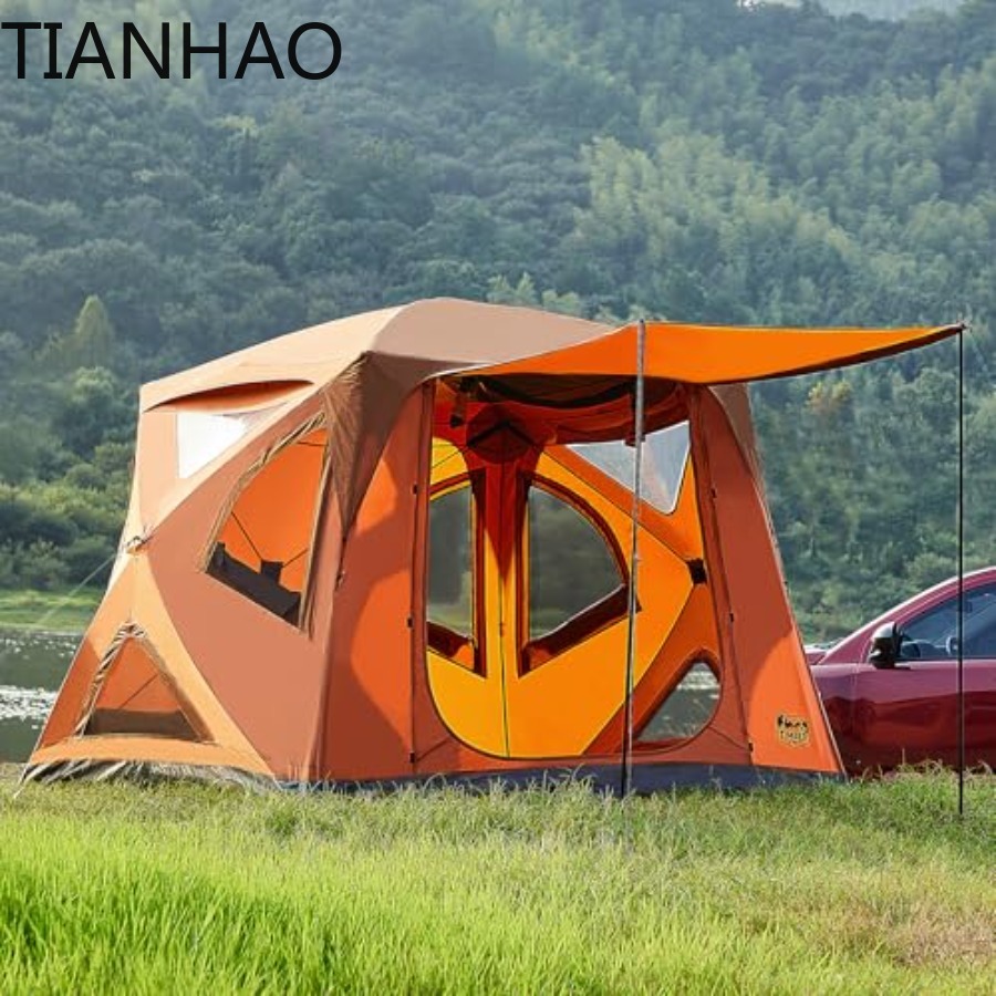 Outdoor Adventure Hub - Tienda de campaña emergente instantánea resistente