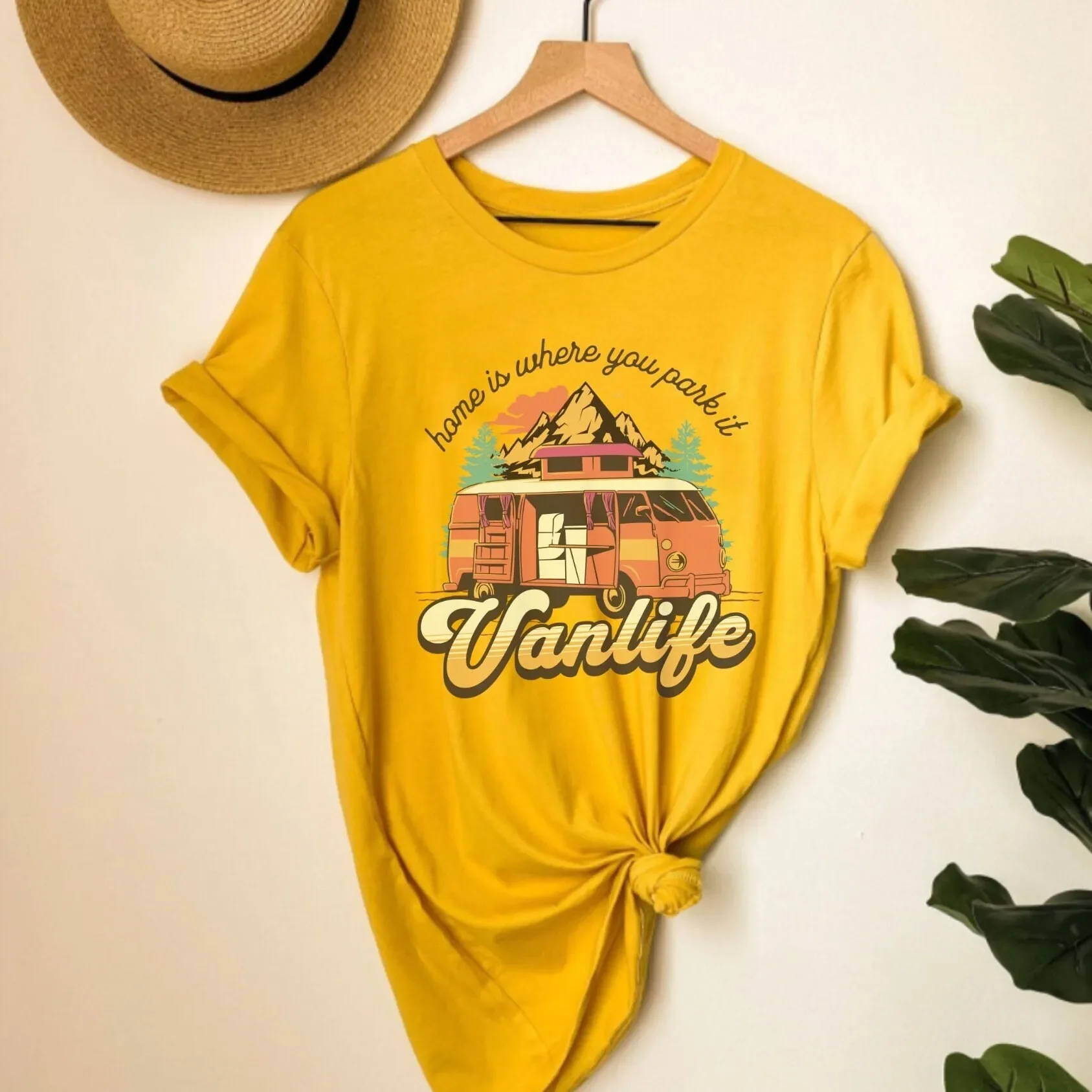 Outdoor Adventure Girls - Camiseta Vanlife, aventura de camping en