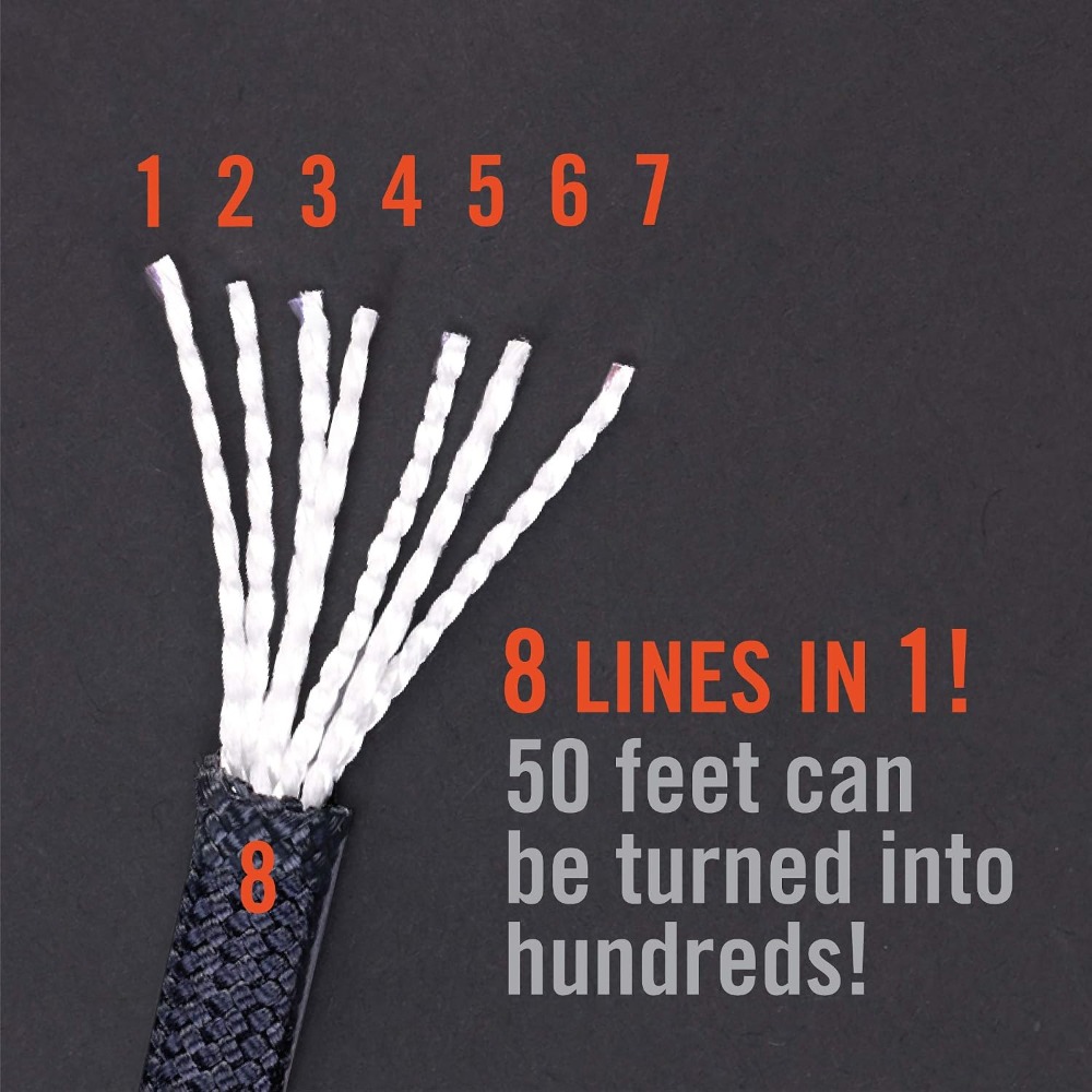 Cuerda Paracord 550 de 100 Pie - Paracord 550 Feet reseña y precio