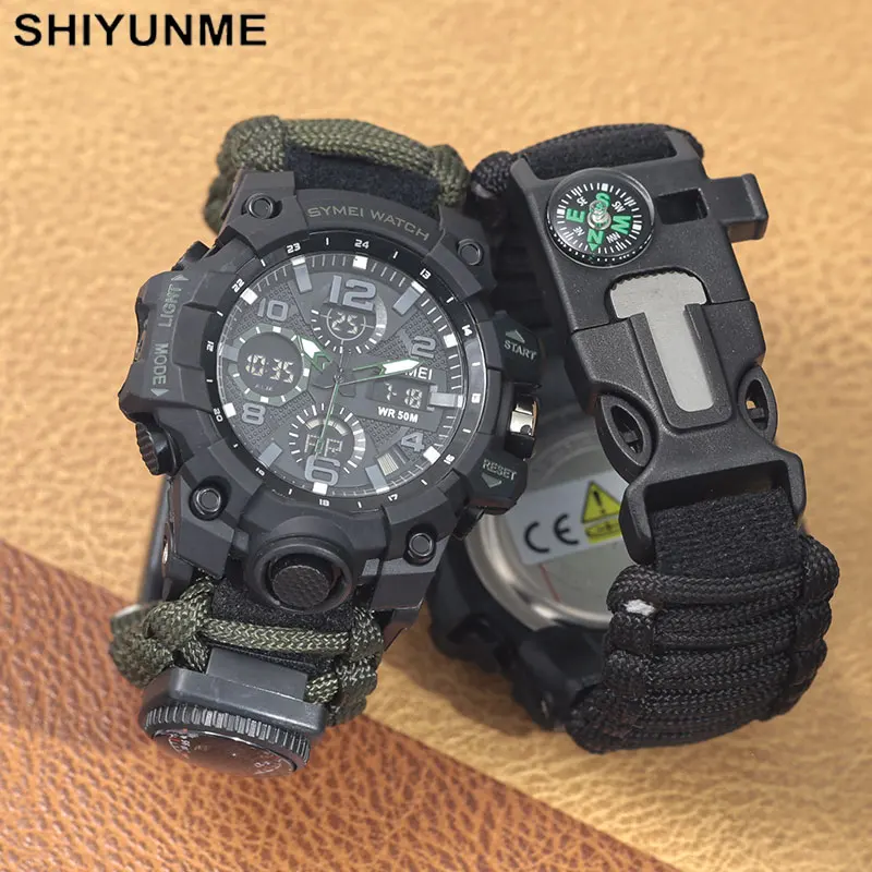 SHIYUNME, reloj de supervivenc - Outdoor Adventure Watches reseña y precio