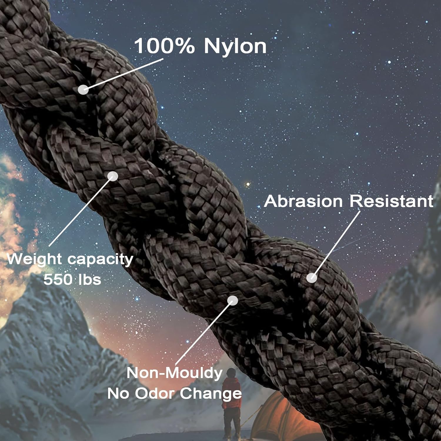 1 unidad de cordón de paracaíd - Paracord 550 Feet reseña y precio